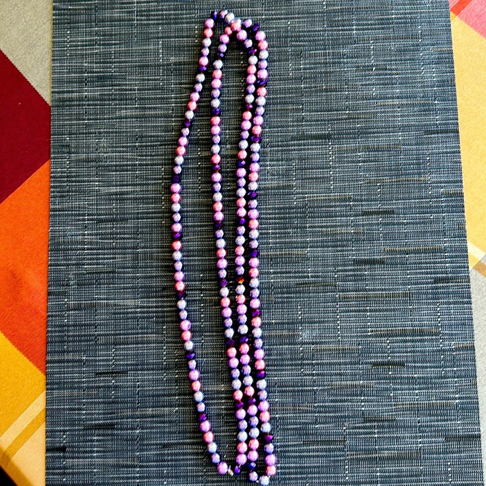 Hand strung necklace